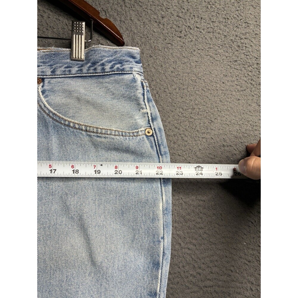 Vintage 90s Levi’s 501 Made in USA Denim Straight Leg Jeans Measured 38x35 - Picture 10 of 16